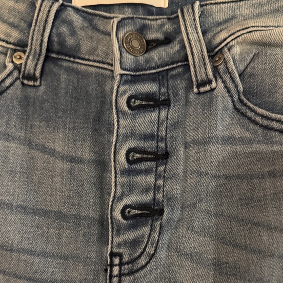 KanCan Dark Blue Distressed Skinny Jeans - Picture 5 of 8